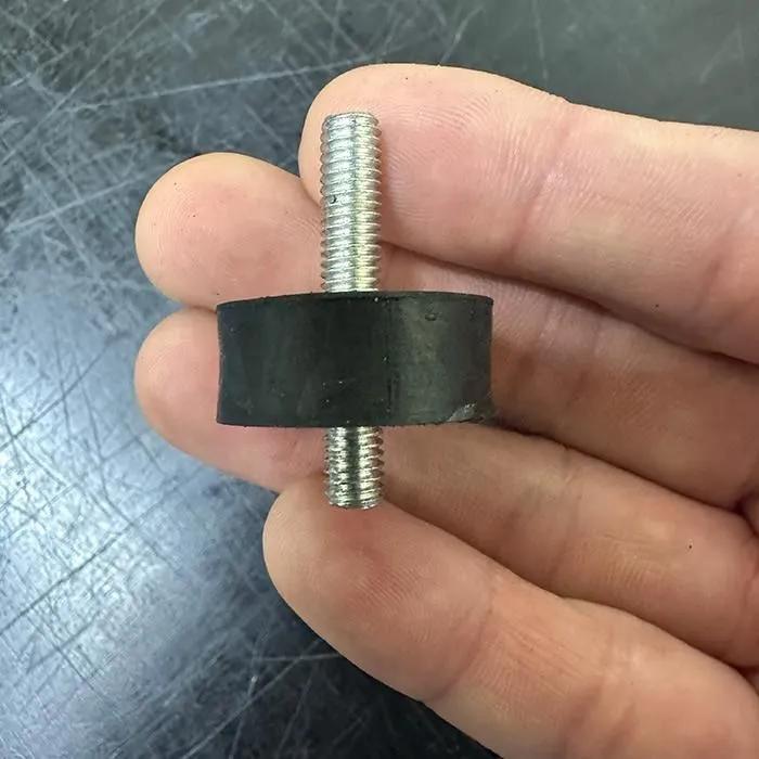 【Low 10mm Height / Semi-Hard】 Snowscoot Simple Non-Through Bush Set (+1 Spare Included)