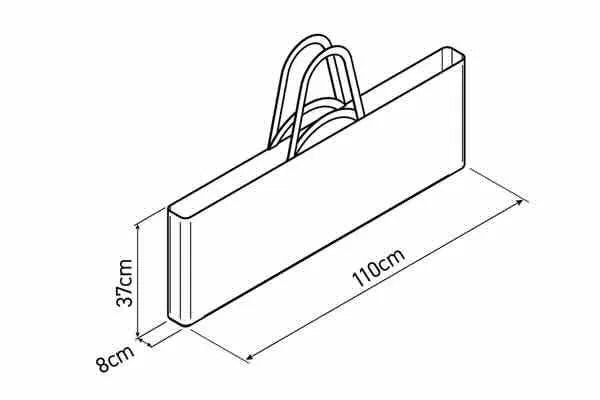 SNOWBIKE TECH – Board Bag (for Snowscoot Boards)