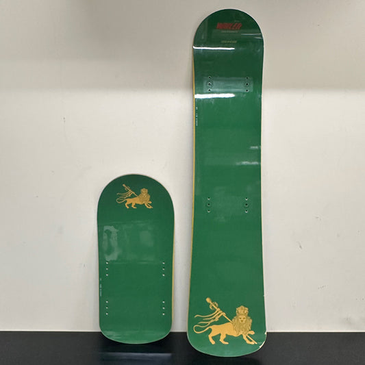 【Used Made-in-Japan】SNOWSCOOT WAILER Board Set OGASAKA OST-113 (Scratches/Wear)