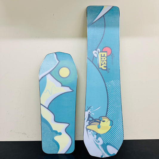 SNOWSCOOT DOC BEEFROST EASY SOFT – Narrow All-Mountain Snowscoot Board Set