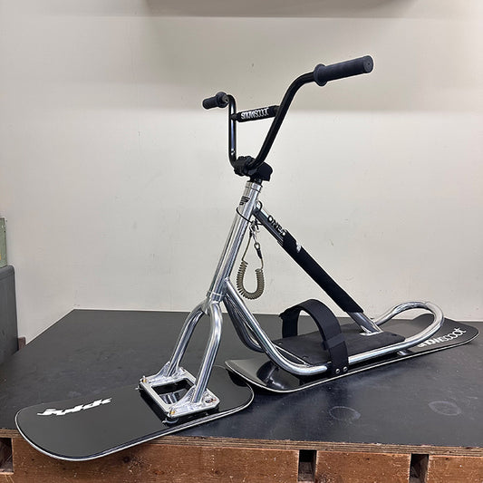 【Used Custom Entry Model】Snowscoot ONE-D Polish 【Quick Release Board System】