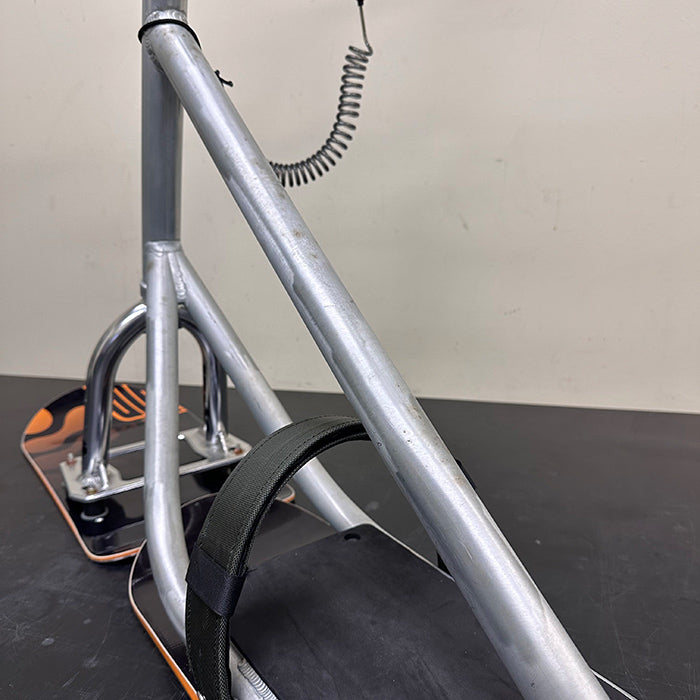 【Custom Used】SNOWSCOOT "Nanamaru 70 RAW" – Bare Aluminum Limited Model with Polished Fork + G1 Boards