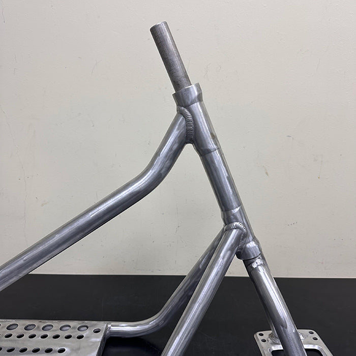 【A-20 Tail-Cut Custom】 JYKK JAPAN SNOWSCOOT Style-A — Normal Size / Raw Polish Finish