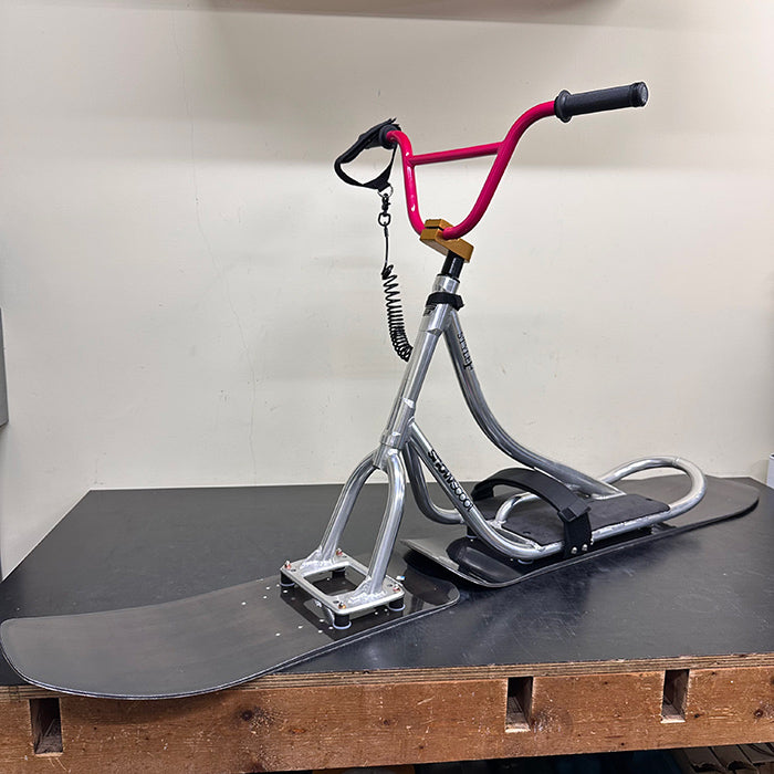 【USED WIDE DECK】SNOWSCOOT STYLE-F Polished Board / SESSION Custom Longboard