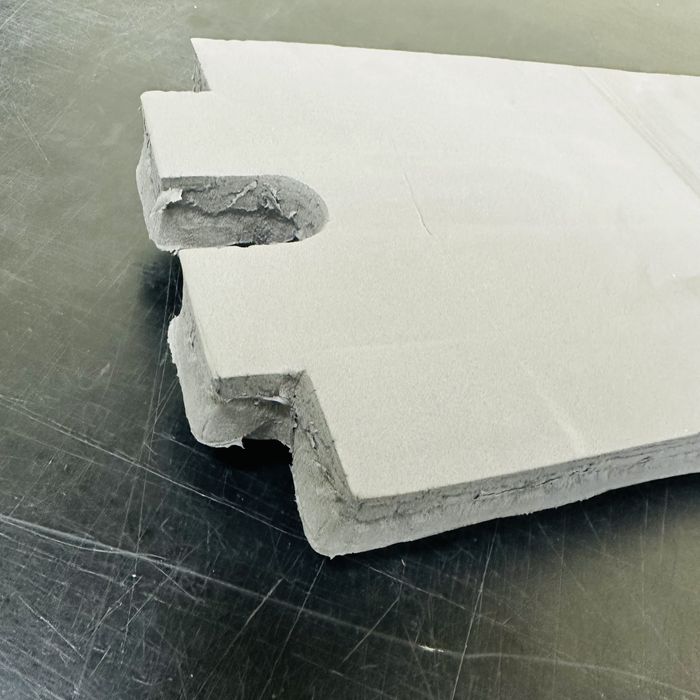 Foam edge and cutout detail