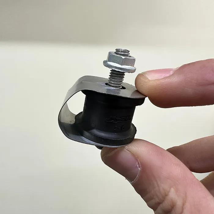 Snowscoot Spare Parts – Stainless Stopper Plates (Set of 2) 【SNOWSCOOT】【Non-Through Bush】