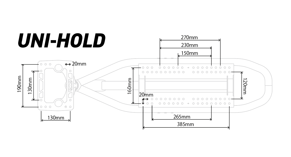 【SBT UNI-HOLD SNOWSCOOT FRAME KIT】