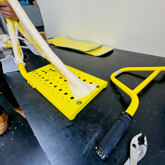 One-of-a-Kind Custom Snowscoot DOC X-Lite Limited × TORINITY DC Yellow Camber