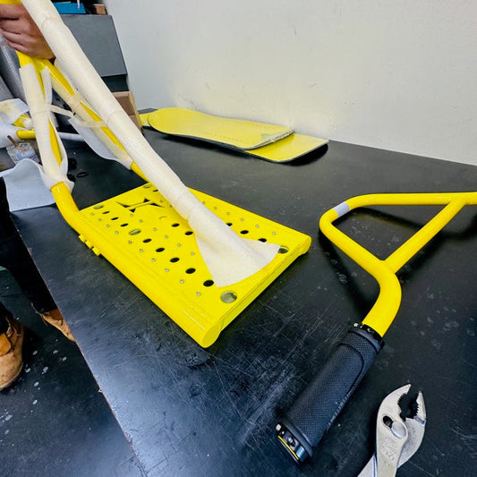 One-of-a-Kind Custom Snowscoot DOC X-Lite Limited × TORINITY DC Yellow Camber