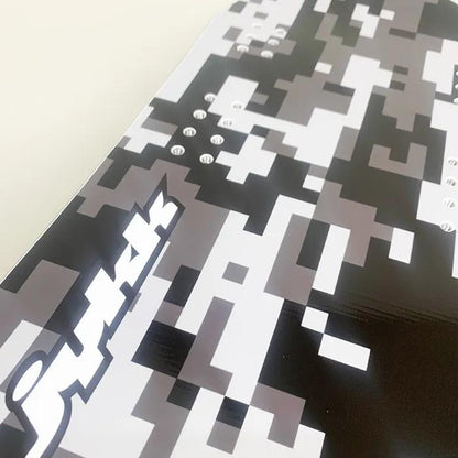 [Front Unused Stock] Snowscoot Jykk Japan SNOWSCOOT Freestyle Board Set X-1 Black Gray [Medium]