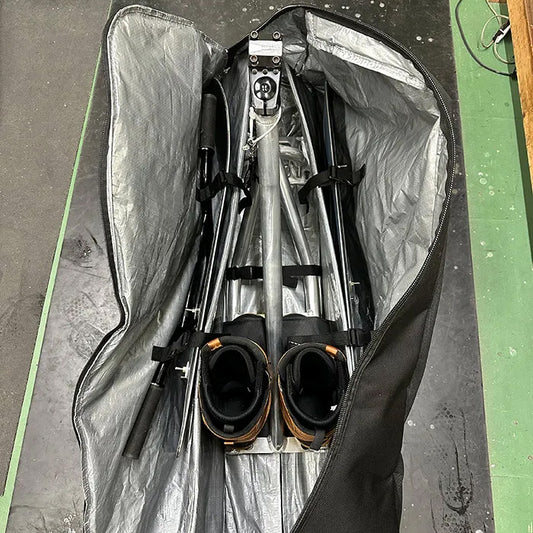 SNOWBIKE TECH  Snowscoot Carrying Case with Wheels 【Compact • Durable • Travel-Ready】