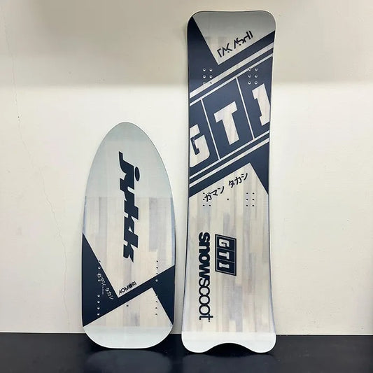 [Next-Generation Wide Board] JYKK SNOWSCOOT GT-1 WOODEN EDITION – Hard Flex [Pro Waxing Service Included]