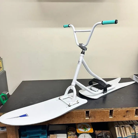 [Full Custom Snowscoot] AR ver4.2 Frame with TORINITY White Arrow – Carving / Freeride / 8.2kg