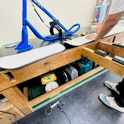 USED SUNN FR Snowscoot Blue Custom – Beginner-Friendly All-Round Setup