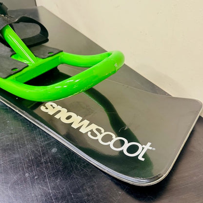 USED JYKK SNOWSCOOT ONE-D – Neon Green | Fully Serviced & Waxed + Carrying Case Included