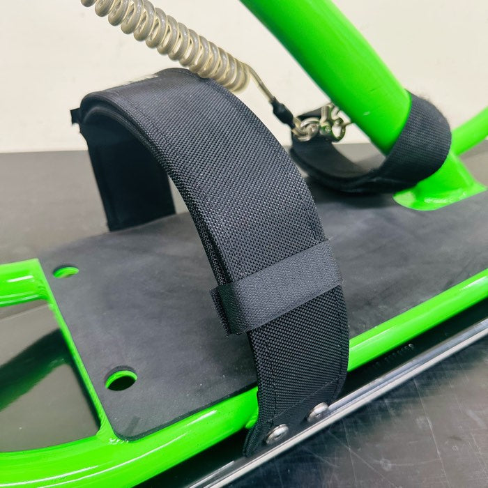 USED JYKK SNOWSCOOT ONE-D – Neon Green | Fully Serviced & Waxed + Carrying Case Included