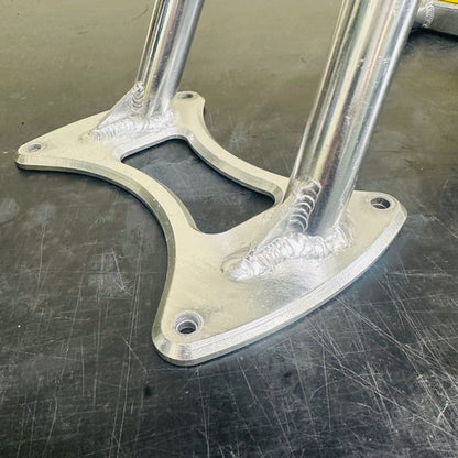 Used JYKK Japan SNOWSCOOT 70 Polished Frame Set with Parts