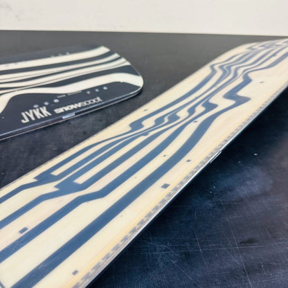 Used SNOWSCOOT C-1 Medium All-Round Board Set – WOODEN Graphic