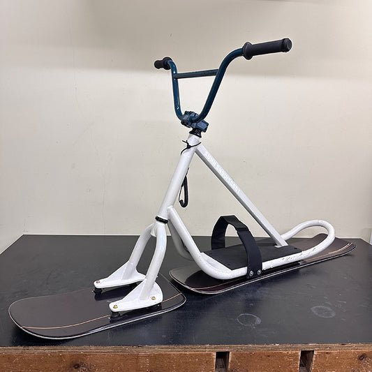 Used SNOWSCOOT – SUNN FR White Frame w/ Powder Guard & Basic Narrow Boards [Fully Maintained]