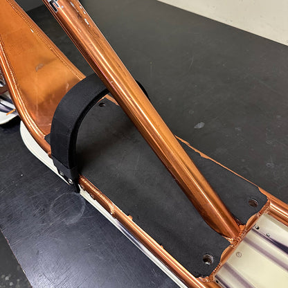 [Used / Serviced] JYKK SNOWSCOOT® “Style” — Aluminum Frame w/ Powder Guard (Candy Copper) – Custom Build