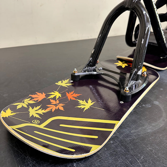 USED SNOWSCOOT – JYKK STYLE-A Black / Wide Deck / G1 Medium Board 【Normal Size Frame】