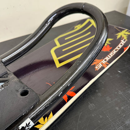 USED SNOWSCOOT – JYKK STYLE-A Black / Wide Deck / G1 Medium Board 【Normal Size Frame】