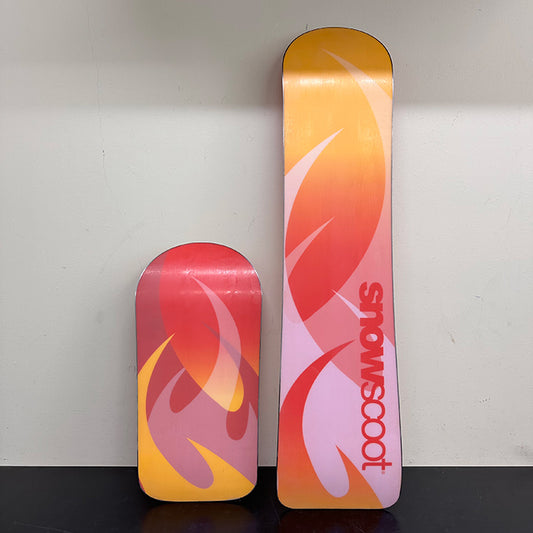 【Soft Flex】Jykk Japan SNOWSCOOT Board Set TYPE-G1 Soft (Nearly New)【Easy to Ride】
