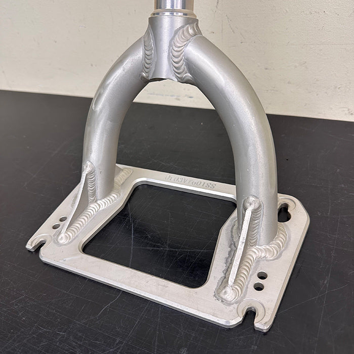 [Repair / Custom] JYKK SNOWSCOOT Full Aluminum Lightweight Fork – Raw Color – For AR Frame [SAS Quick-Release System]