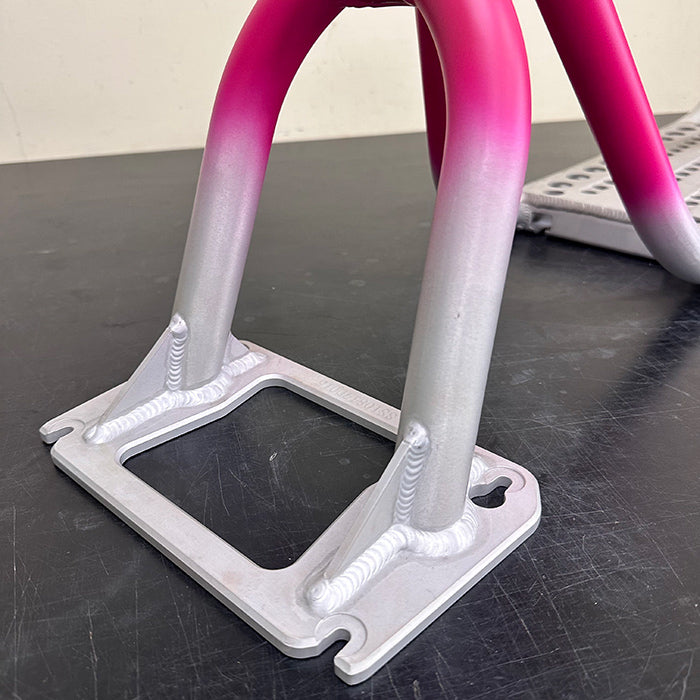 [Brand New / Unused] SNOWSCOOT 70 Park Frame Kit [Limited Pink-to-Raw Gradient] – Ultra Lightweight Freestyle Frame