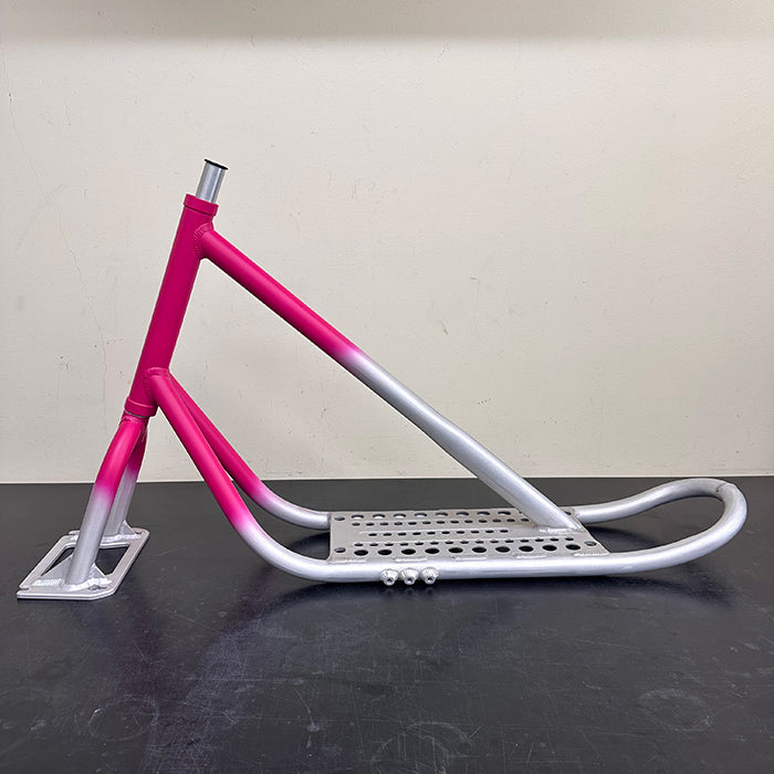 [Brand New / Unused] SNOWSCOOT 70 Park Frame Kit [Limited Pink-to-Raw Gradient] – Ultra Lightweight Freestyle Frame