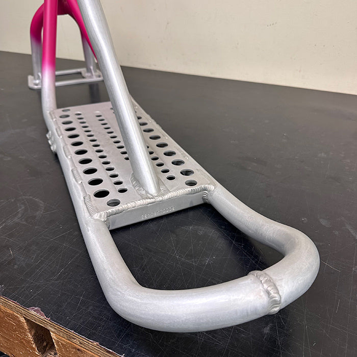 [Brand New / Unused] SNOWSCOOT 70 Park Frame Kit [Limited Pink-to-Raw Gradient] – Ultra Lightweight Freestyle Frame