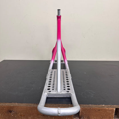 [Brand New / Unused] SNOWSCOOT 70 Park Frame Kit [Limited Pink-to-Raw Gradient] – Ultra Lightweight Freestyle Frame