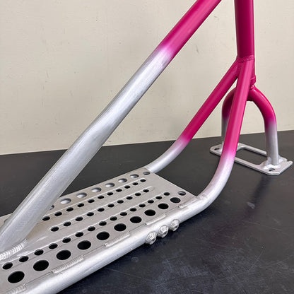 [Brand New / Unused] SNOWSCOOT 70 Park Frame Kit [Limited Pink-to-Raw Gradient] – Ultra Lightweight Freestyle Frame