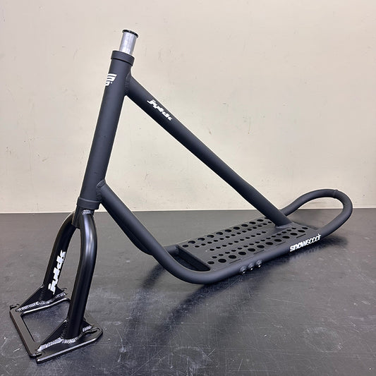 【Rare Display Frame】 SNOWSCOOT 70 "Nanamaru" Frame Kit – Matte Black [SAS Fork Custom]