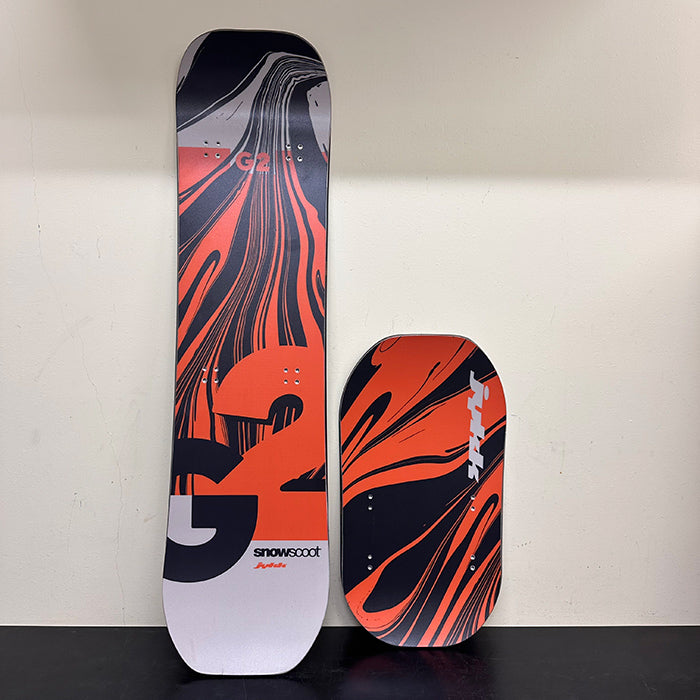 [Rare Hard-Flex Demo Model] SNOWSCOOT Type-G2 ISO Sole [Freshly Waxed]