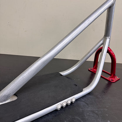 [Custom Used Set] SNOWSCOOT Frame Kit – Style-70L Raw × Candy Red Fork [Excellent Condition]