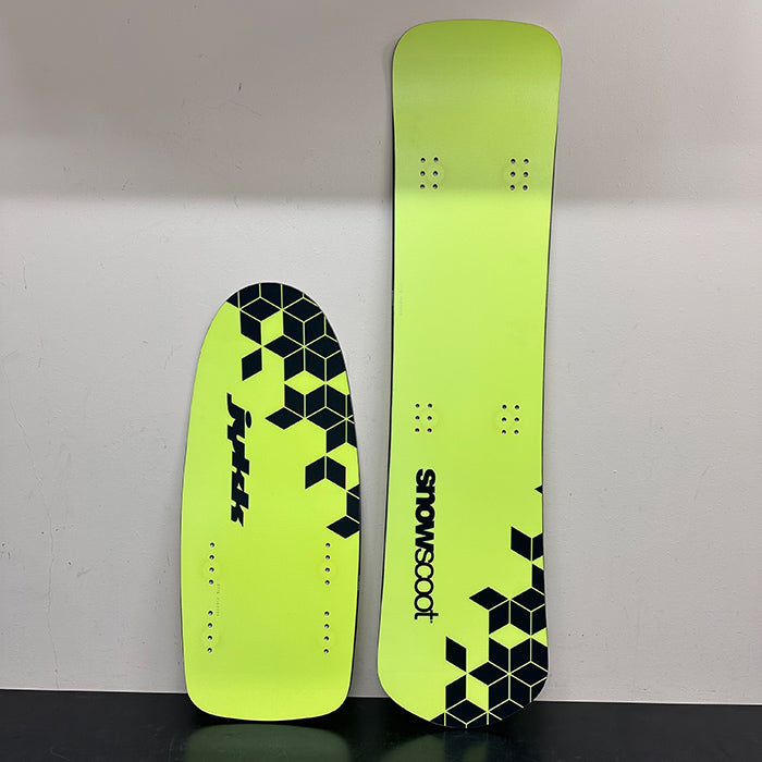[Used Wide Board Set] SNOWSCOOT JYKK AP-2 “Signal” – Medium Flex [Freshly Waxed & Ready to Ride]