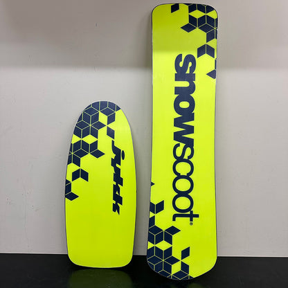 [Used Wide Board Set] SNOWSCOOT JYKK AP-2 “Signal” – Medium Flex [Freshly Waxed & Ready to Ride]