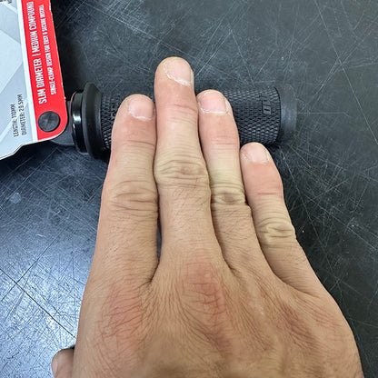 ODI Ruffian Mini V2.1 Lock-On Grips 110mm – Black / BMX & Snowscoot Compatible