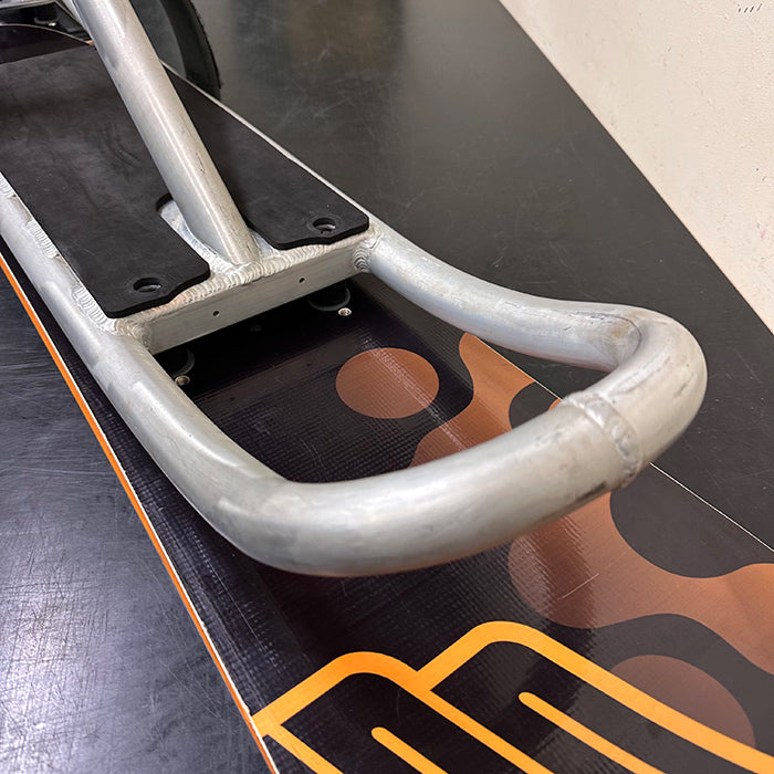 【Custom Used】SNOWSCOOT "Nanamaru 70 RAW" – Bare Aluminum Limited Model with Polished Fork + G1 Boards