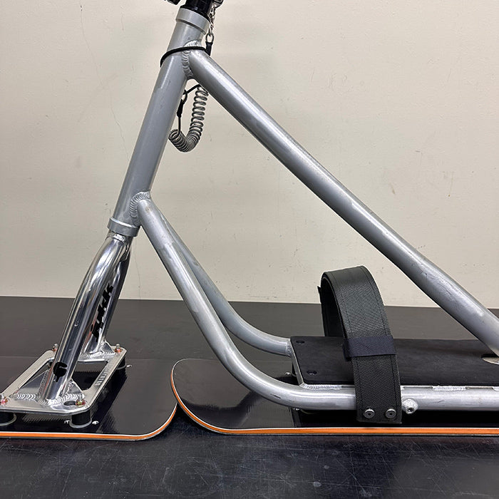 【Custom Used】SNOWSCOOT "Nanamaru 70 RAW" – Bare Aluminum Limited Model with Polished Fork + G1 Boards