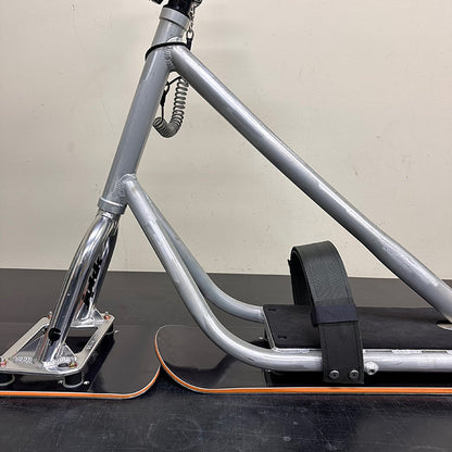 【Custom Used】SNOWSCOOT "Nanamaru 70 RAW" – Bare Aluminum Limited Model with Polished Fork + G1 Boards