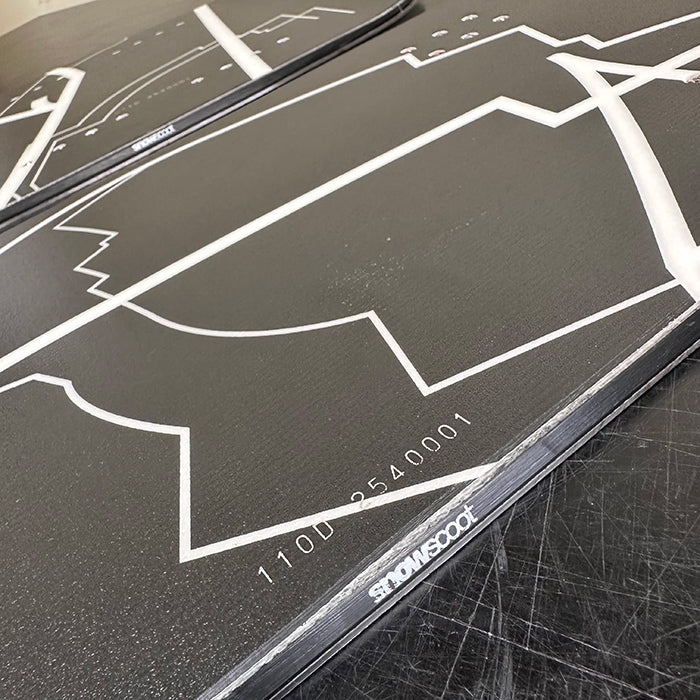 [Next‑Gen Wide | Used / Serviced] SNOWSCOOT JYKK AP‑2 Board — Flash Medium – Powder / Freeride