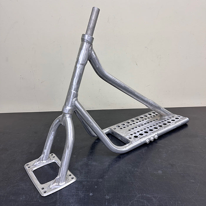 【A-20 Tail-Cut Custom】 JYKK JAPAN SNOWSCOOT Style-A — Normal Size / Raw Polish Finish