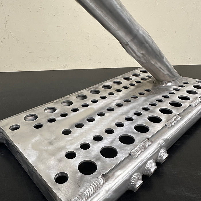 【A-20 Tail-Cut Custom】 JYKK JAPAN SNOWSCOOT Style-A — Normal Size / Raw Polish Finish