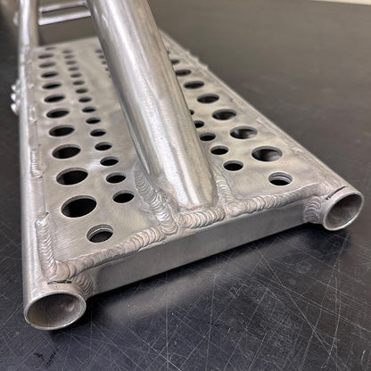 【A-20 Tail-Cut Custom】 JYKK JAPAN SNOWSCOOT Style-A — Normal Size / Raw Polish Finish