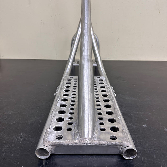 【A-20 Tail-Cut Custom】 JYKK JAPAN SNOWSCOOT Style-A — Normal Size / Raw Polish Finish