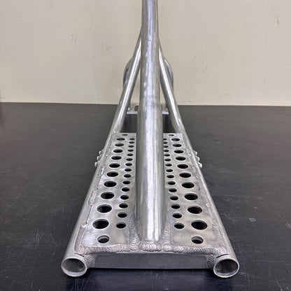 【A-20 Tail-Cut Custom】 JYKK JAPAN SNOWSCOOT Style-A — Normal Size / Raw Polish Finish