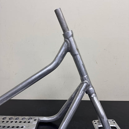 【A-20 Tail-Cut Custom】 JYKK JAPAN SNOWSCOOT Style-A — Normal Size / Raw Polish Finish