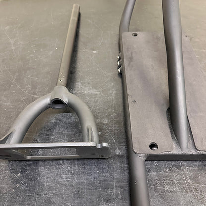 【Rare Used】AR ver.1 – Size L Matte Black 【Low-Center-Gravity, Ultra-Lightweight Snowscoot Frame Kit】